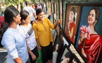 Over 80 artists take part in day-long Art Fest at Nageswara Rao Park on Sunday